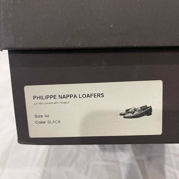 SUPERGLAMOUROUS PHILIPPE NAPPA BLACK LOAFERS main image 8